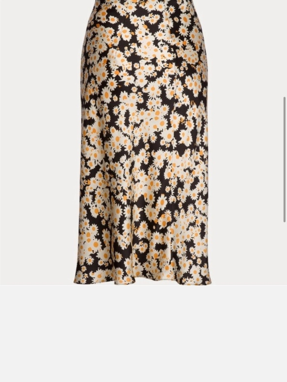 Réalisation Par Silk Naomi Skirt in Black and Cream with Daisies realisation - Picture 3 of 6